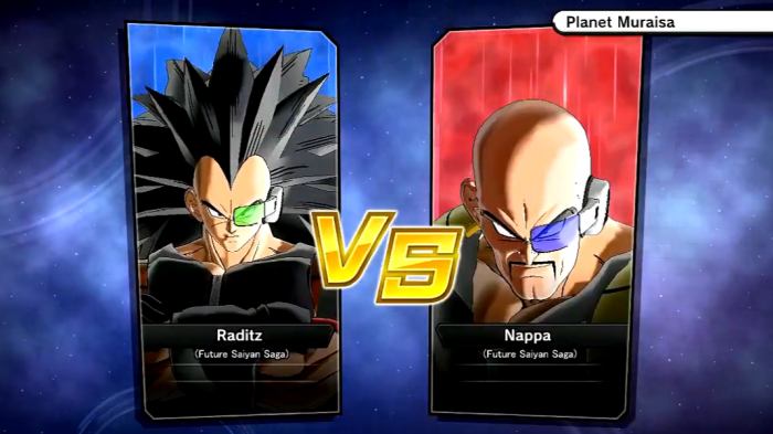 Dragon Ball Xenoverse 2 Nappa vs Raditz