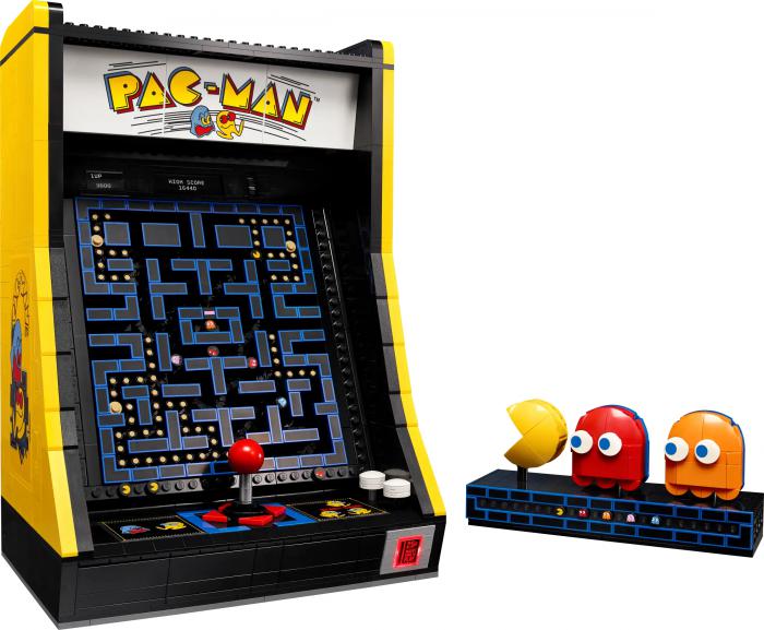 Le kit LEGO Pac-Man avec ses personnages célèbres.