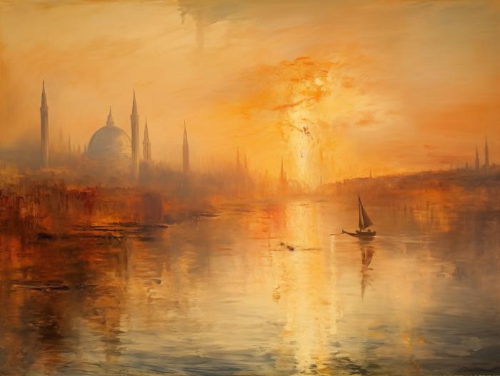 Peinture classique Istanbul 