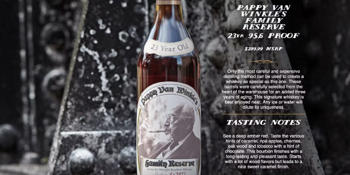 Bouteille Pappy Van Mickle