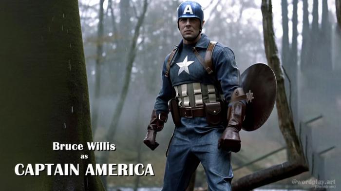 Bruce captain america