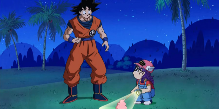 Arale vs Goku