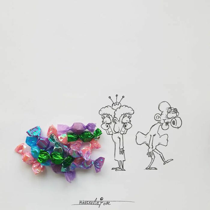 illustration de bonbons