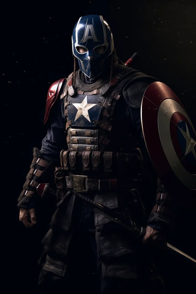 Captain America en version Samurai