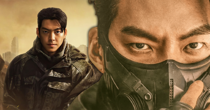 Kim Woo-bin dans le rôle de « 5-8 », chauffeur-livreur légendaire de la série Netflix Black Knight