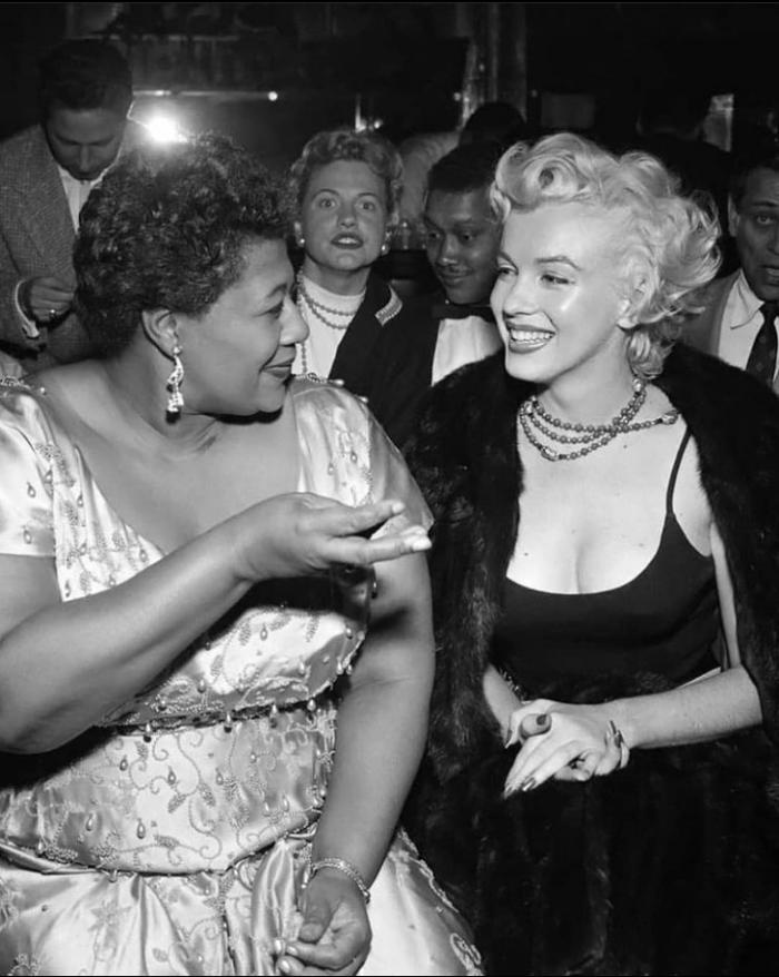 ELLA FITZGERALD ET MARILYN MONROE