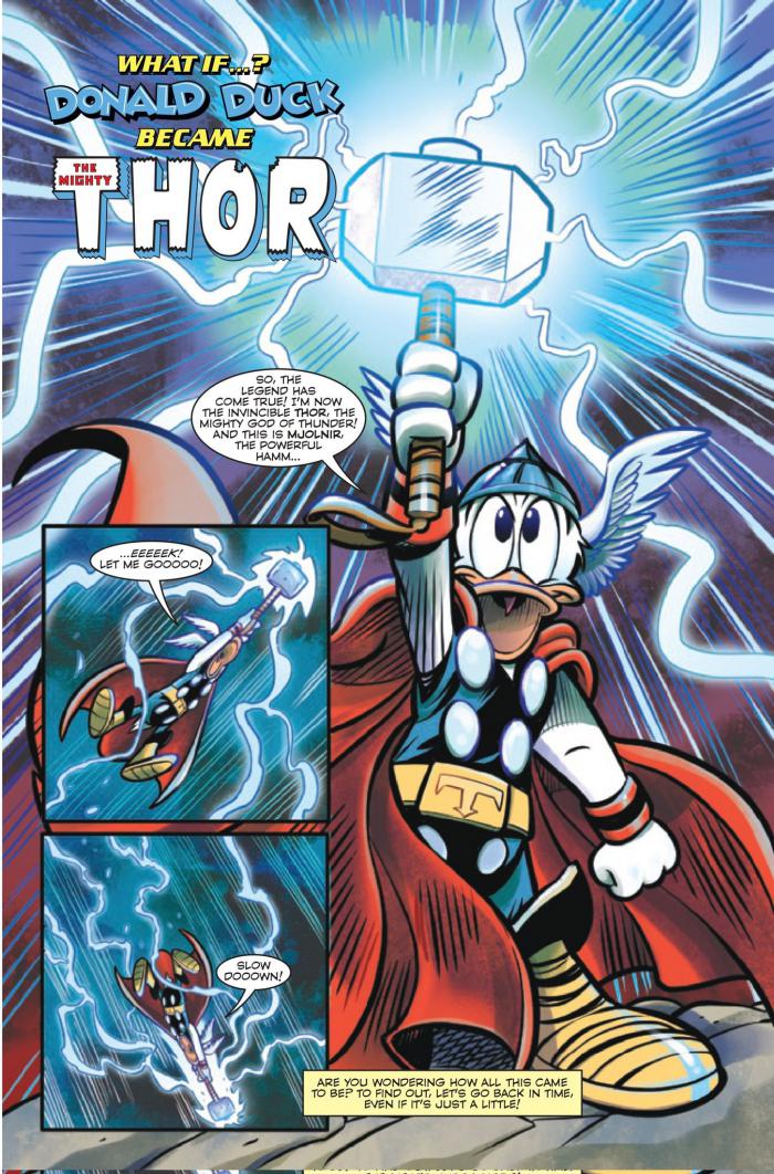 Marvel & Disney: What If…? Donald Duck Became Thor