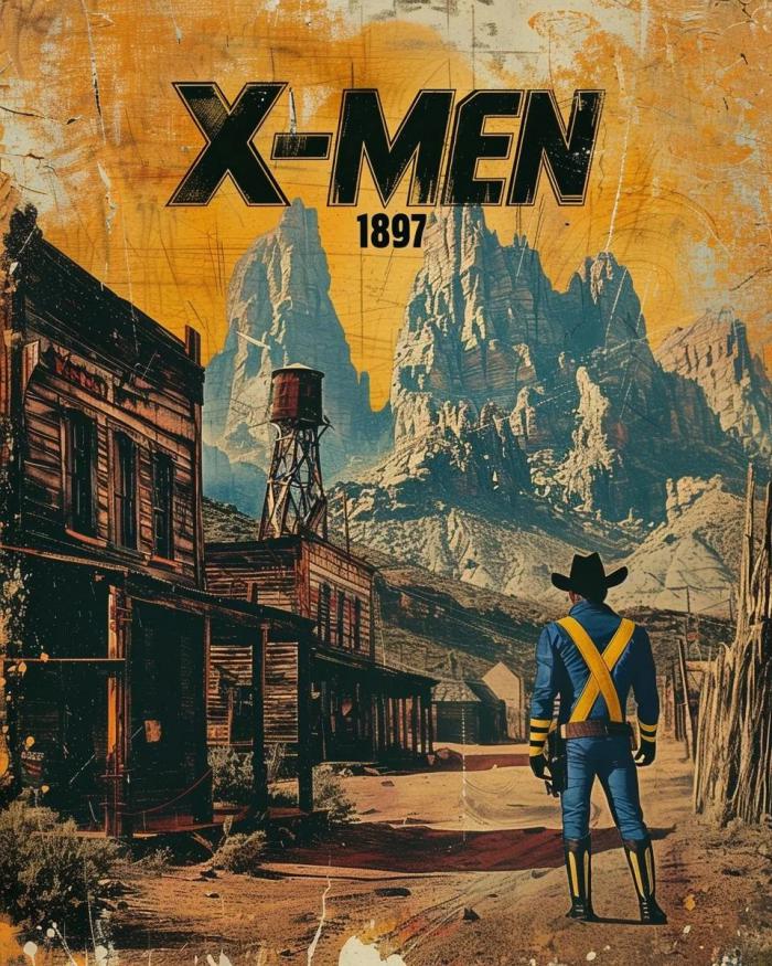 X-Men pendant le Far West