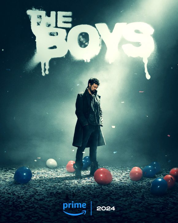Poster de la saison 4 de The Boys avecBilly Butcher