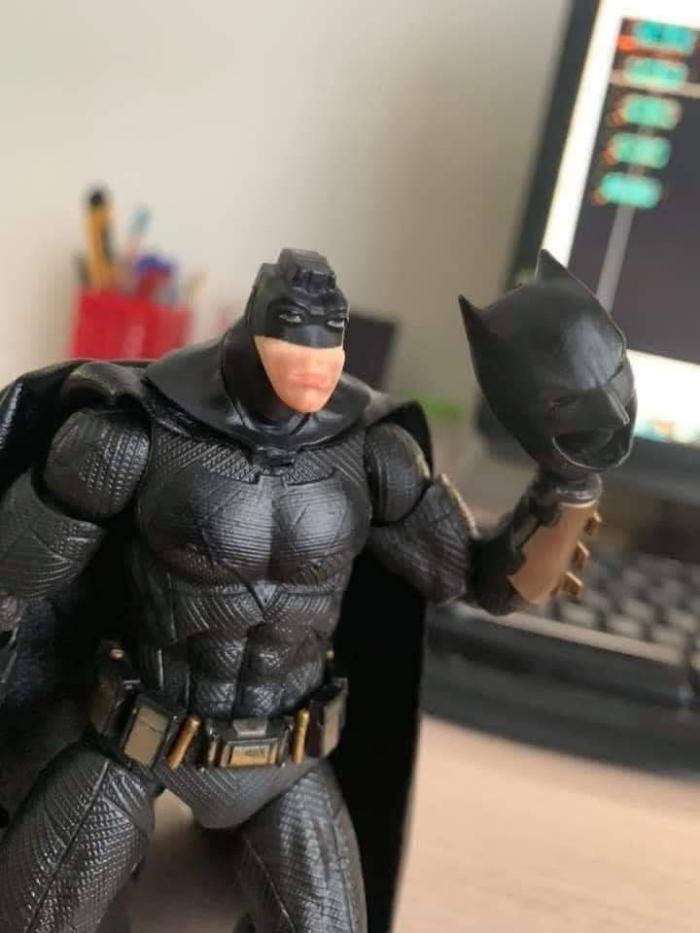 photoshop battle figurine batman photo originale