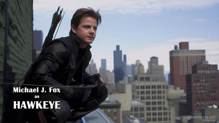 Michael J FOX en Hawkeye