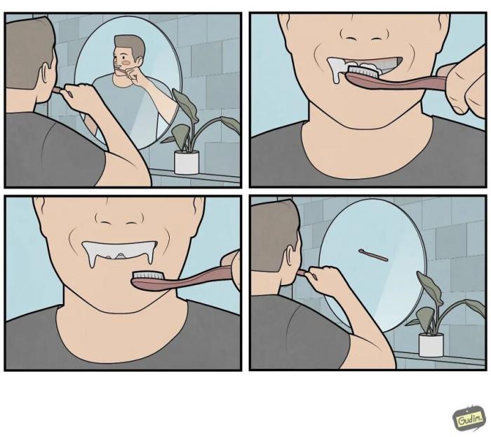 une brosse à dent