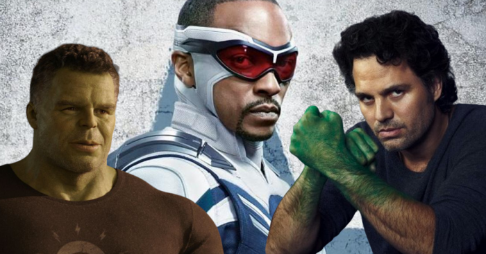 Mark Ruffalo alias Bruce Banner/Hulk et Anthony Mackie alias Sam Wilson/Captain America