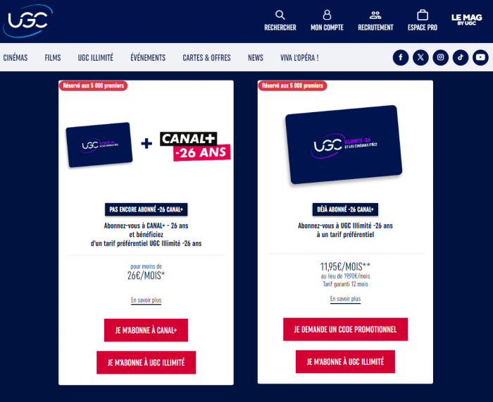 ugc canal+ offre -26