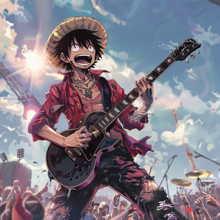 midjourney personnages animes hellfest 1