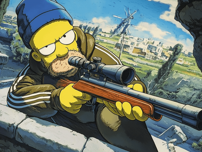 Homer le sniper