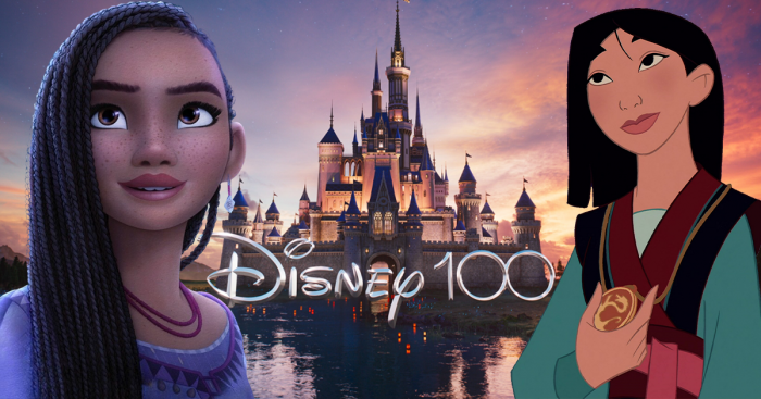 Asha du film Wish et Mulan des studios Disney