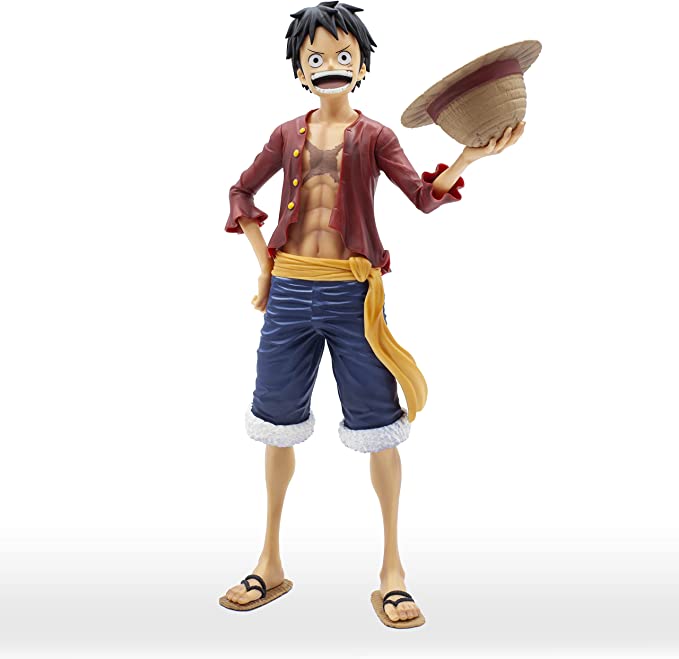 One Piece Luffy Chapeau De Paille, Personnage De Dessin Animé