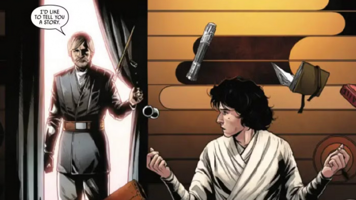 Star wars comics luke and ben solo / Kylo Ren apprentice