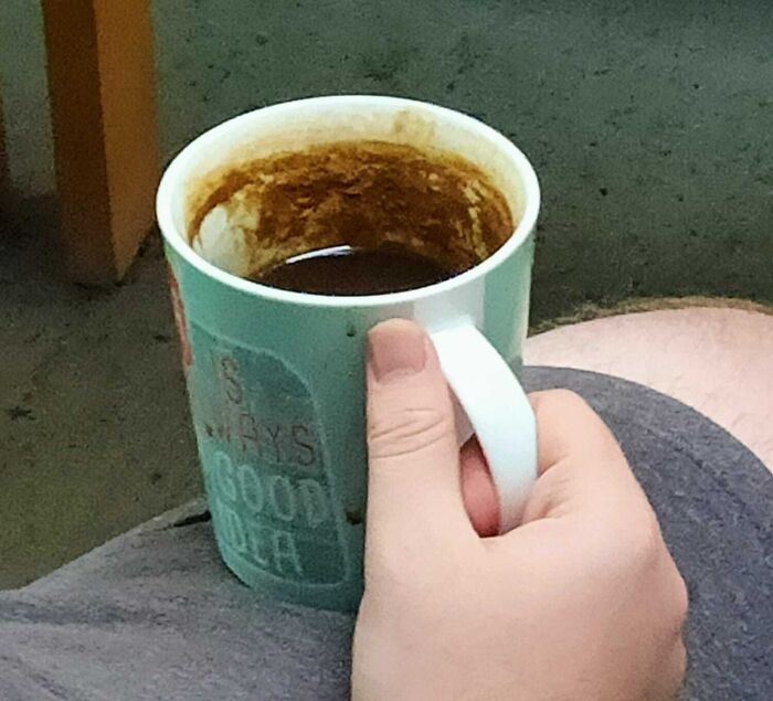 tasse de café sale