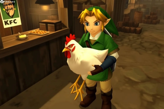 Link porte une Cocotte