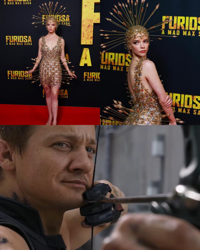 Anya Taylor-Joy (Furiosa) et Jeremy Renner (Hawkeye)