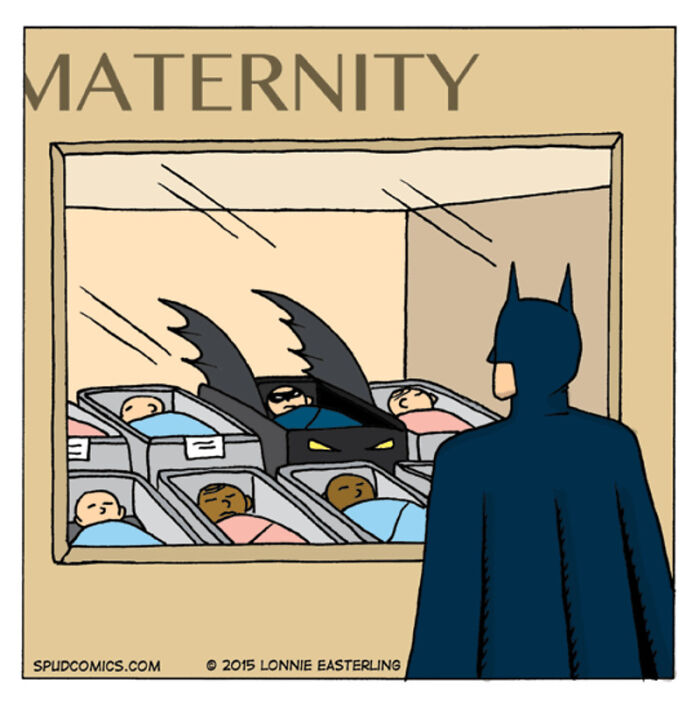 batman à la maternité