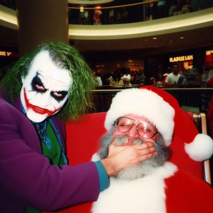 Joker et le père Noël