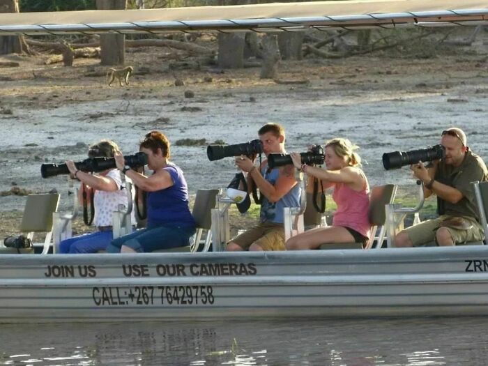 un bateau pour les paparazis