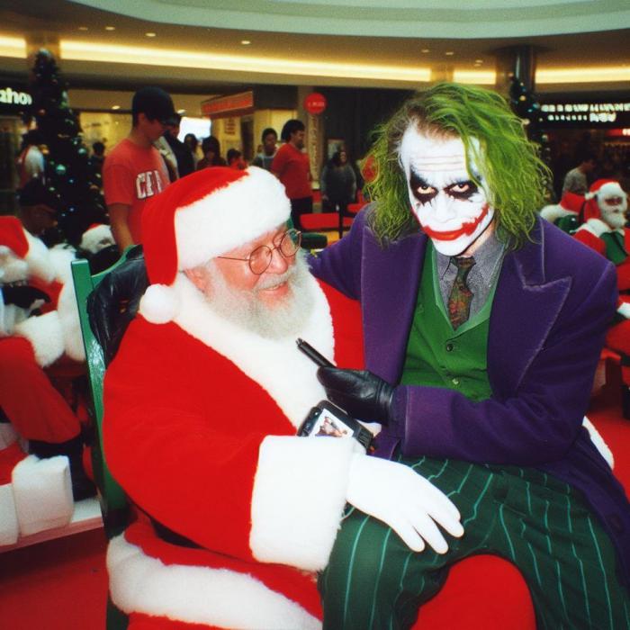 Joker sur le père Noël