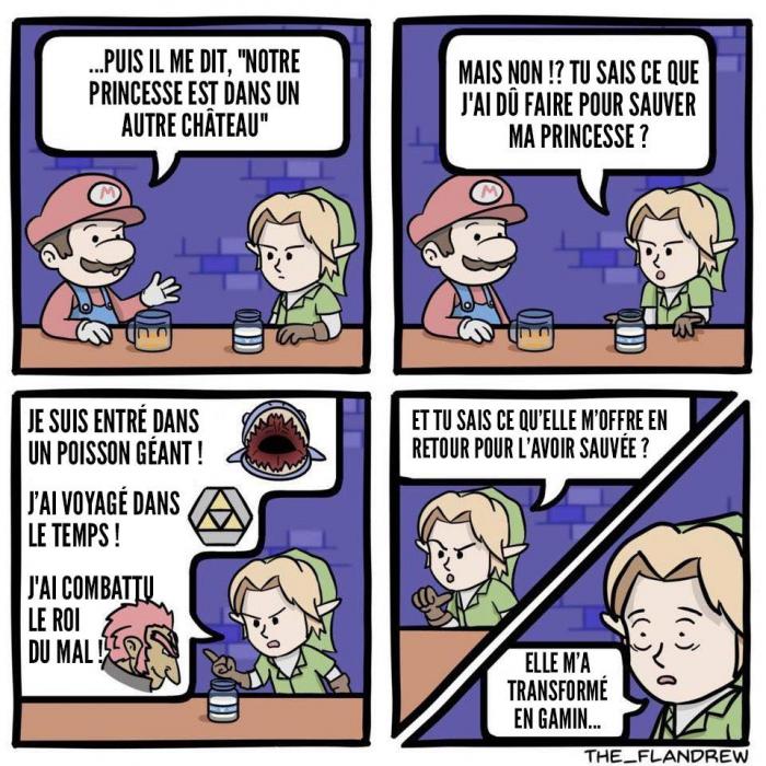 BD avec Mario et Link