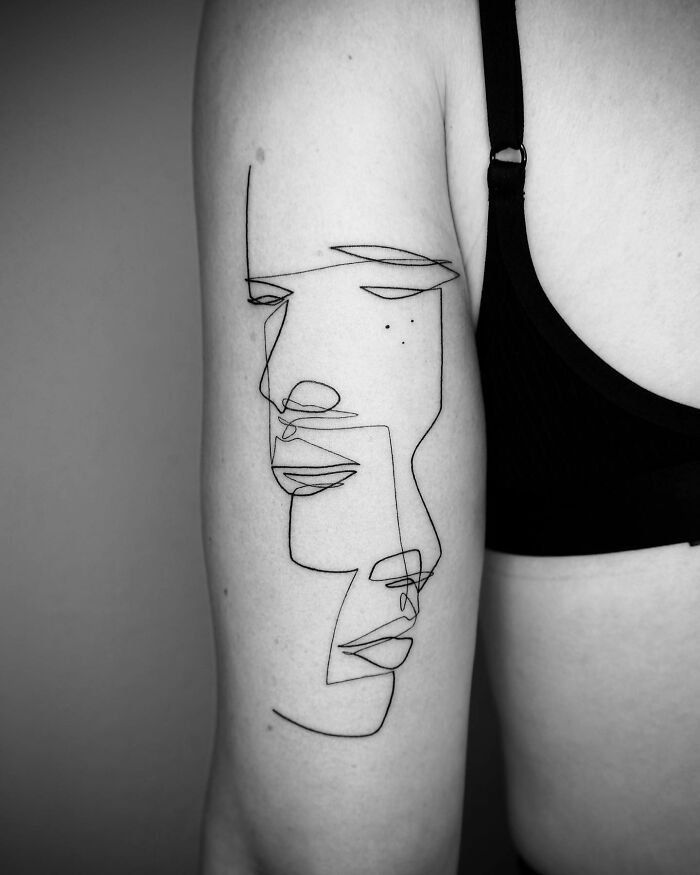 tatouage visages