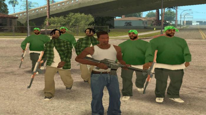 GTA San Andreas gangs