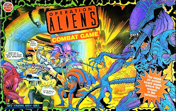 operation Aliens board game