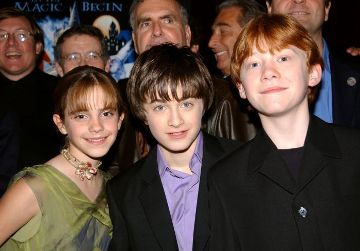 Emma Watson, Daniel Radcliffe et Rupert Grint enfants