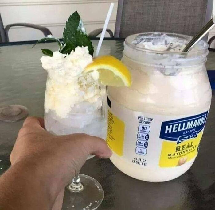 Pina colada mayonnaise