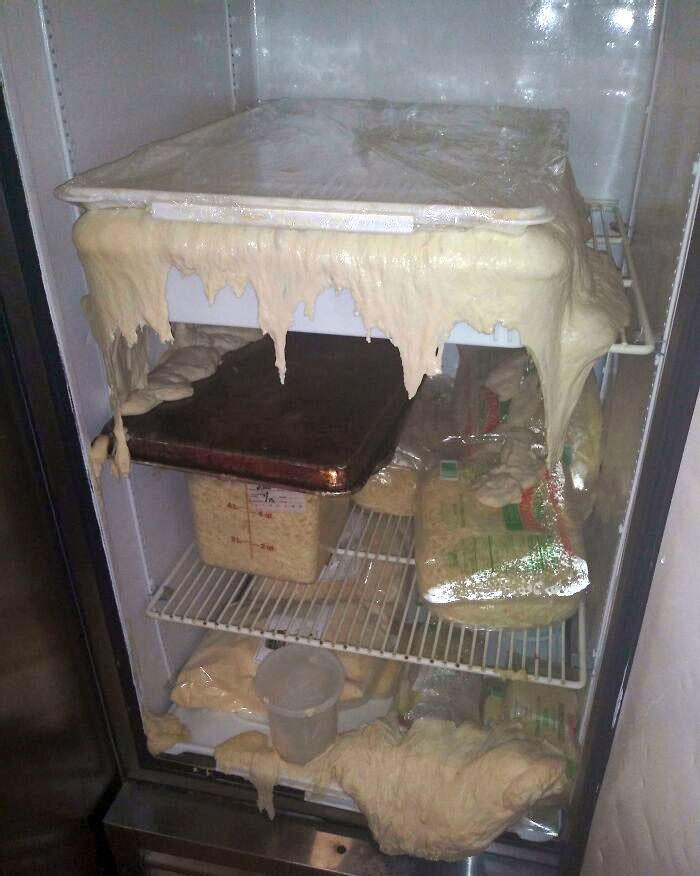 réfrigérateur sale