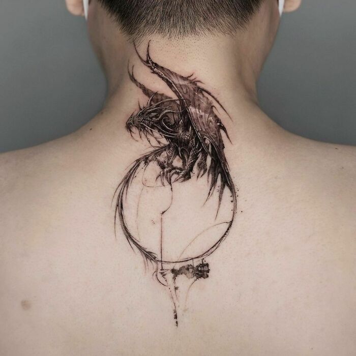 tatouage dragon
