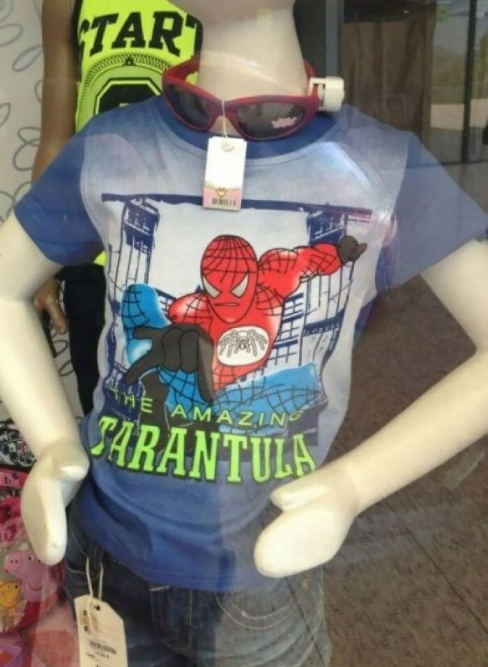 tarentula au lieu de spiderman