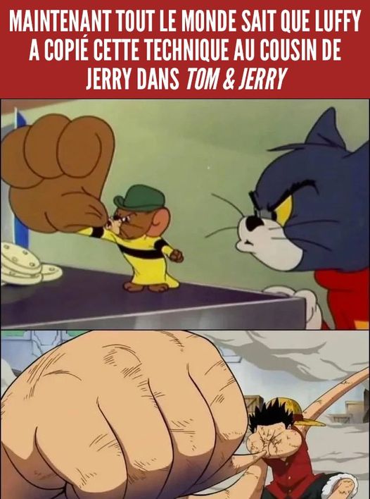 Tom et Jerry, One Piece