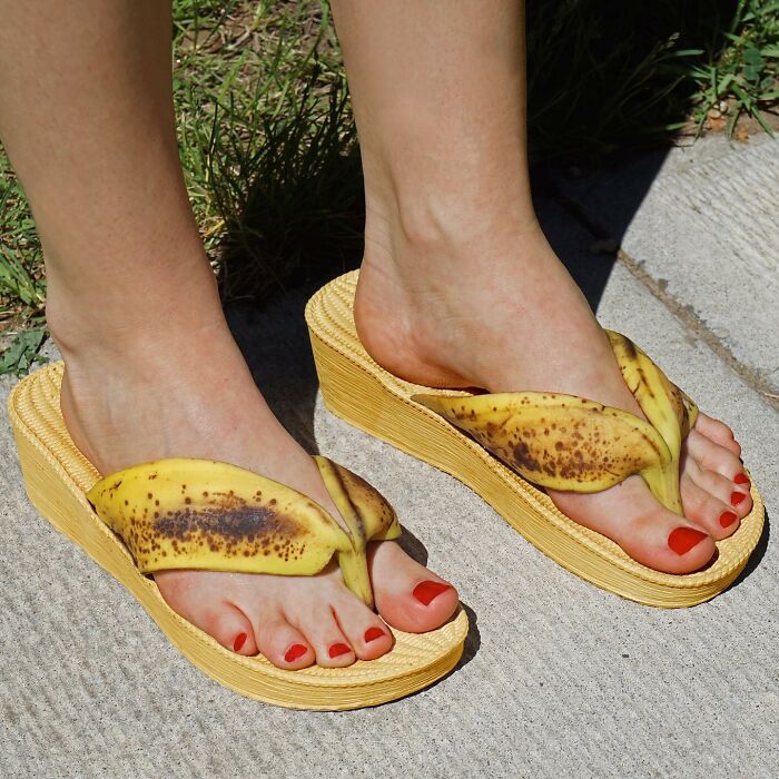 chaussure en banane