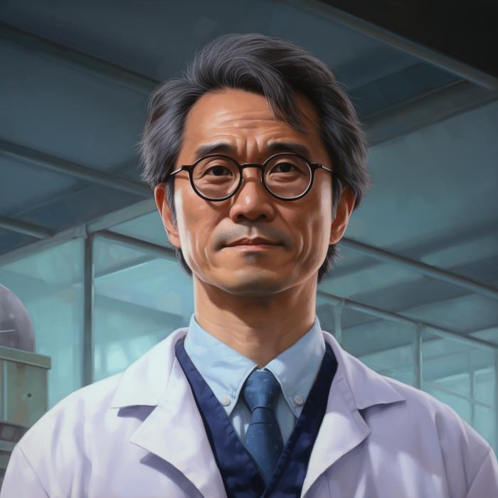 Le docteur Yamashita recréé en version réaliste par une IA.