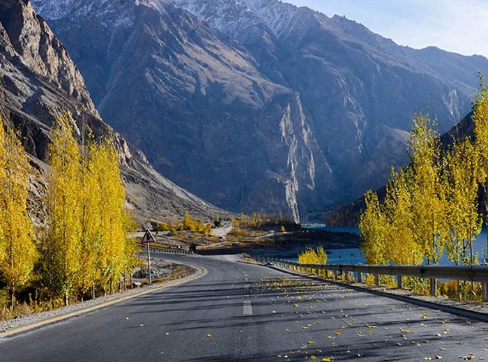 Route du Karakorum au Pakistan