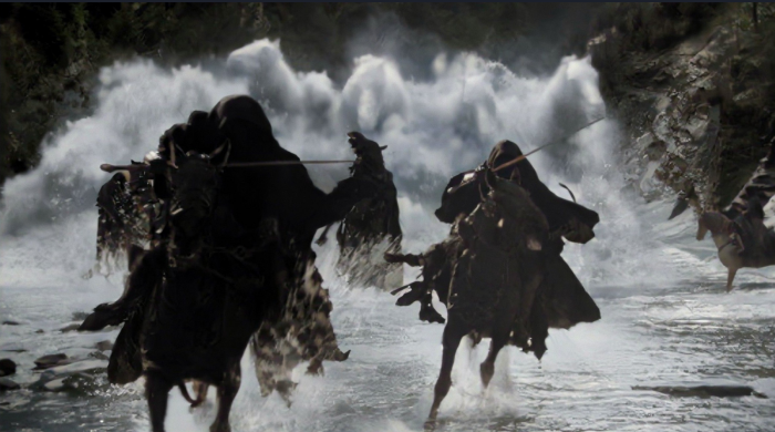 lotr movie Arwen vs the nazgul