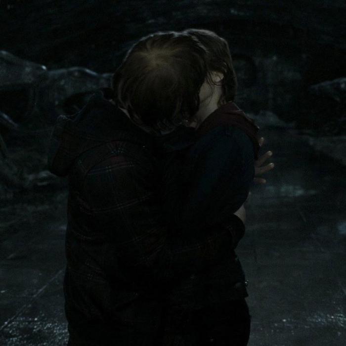 ron hermione baiser