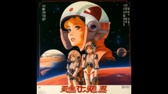 Star Wars imaginé comme un anime des années 80