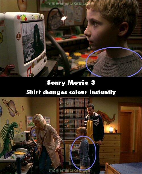 20 faux raccords scary movie 3