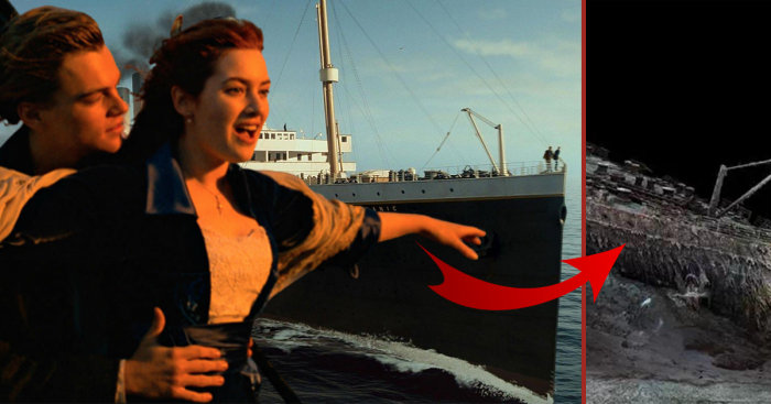 Kate Winslet et Leonardo DiCaprio dans le film Titanic