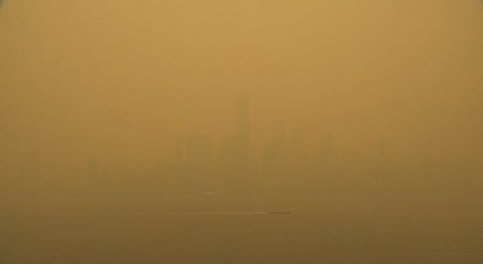 NYC dans un brouillard épais