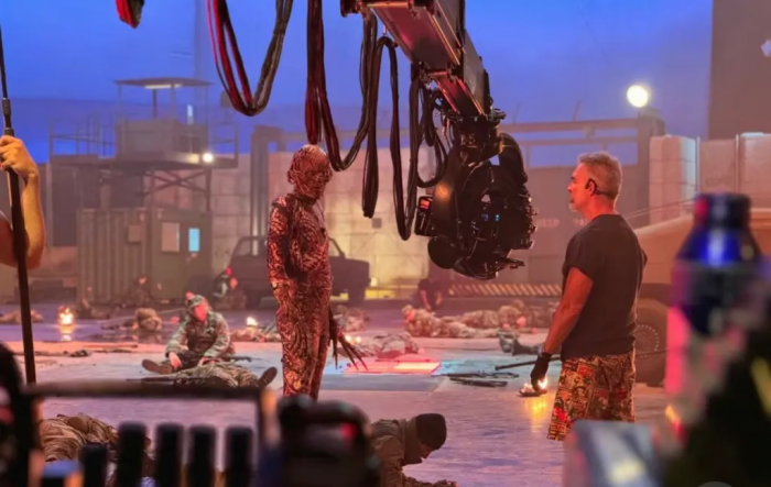 Vecna sur le plateau de tournage de la saison 5